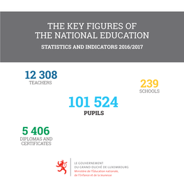 The Key Figures of the National Education Statistics and Indicators 2016/2017