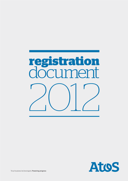 Atos 2012 Registration Document