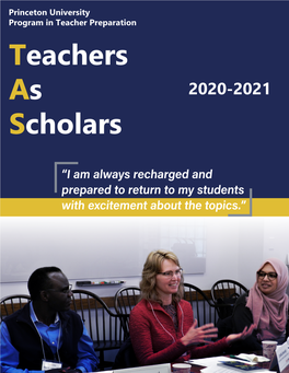 Teachers As Scholars