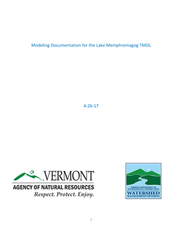 Modeling Documentation for the Lake Memphremagog TMDL 4-26-17
