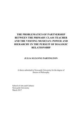 Power and Hierarchy in the Pursuit of Dialogic Relationship