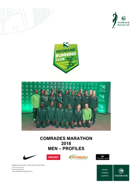 Comrades Marathon 2018 Men – Profiles