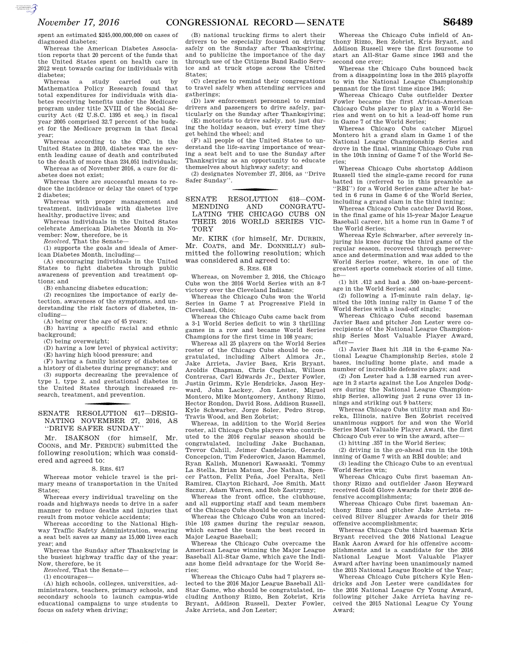 Congressional Record—Senate S6489