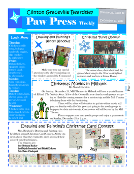 Paw Press Weekly