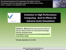 Evolution in High Performance Computing and Its Effects on Extreme-Scale Simulations