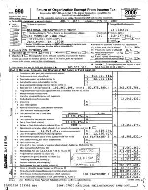 Return of Organization Exempt from Income Tax 01V113 No 1545-M