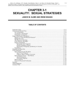 Volume 1, Chapter 3-1: Sexuality: Sexual Strategies