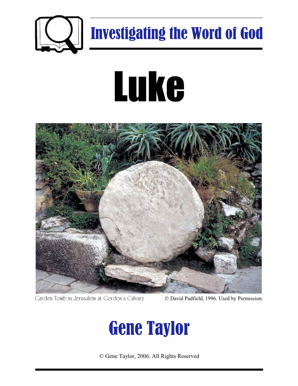 Luke, Bible Class Book