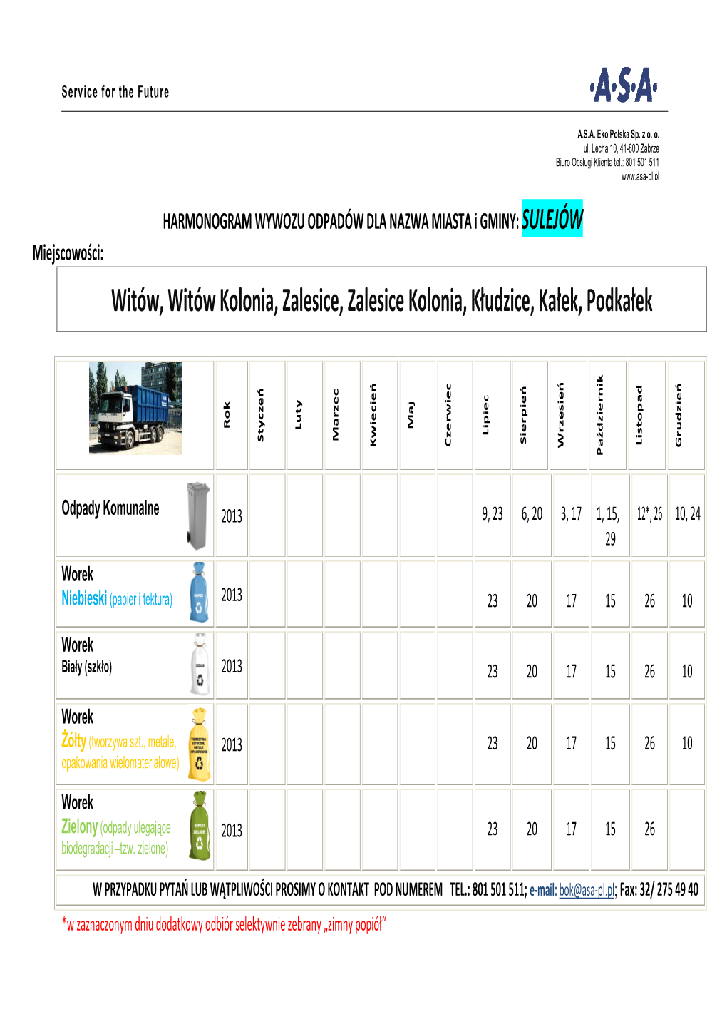 ASA Eko Harmonogram V2 Do Druku Sulejów