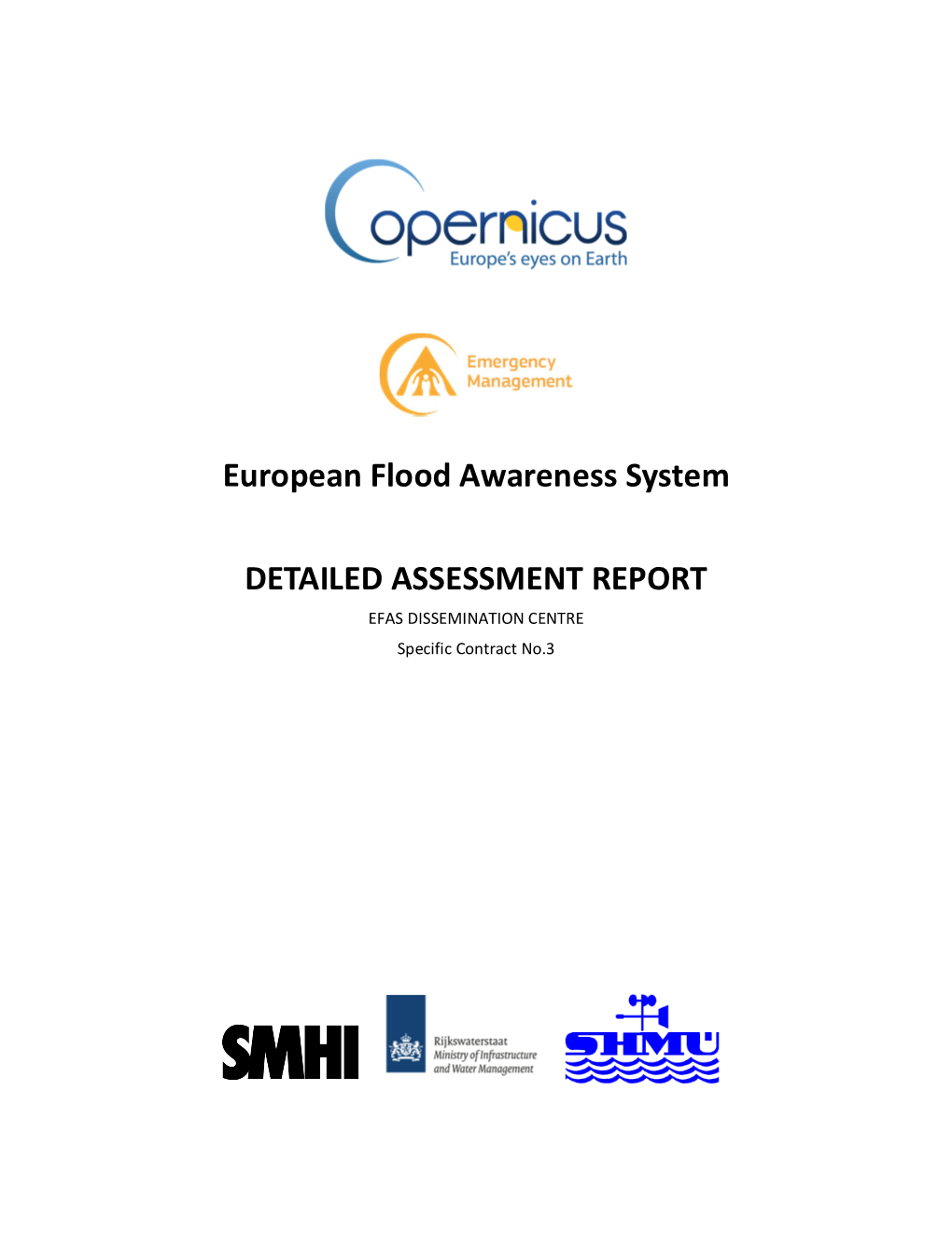 EFAS DISSEMINATION CENTDE Specific Contract No.3