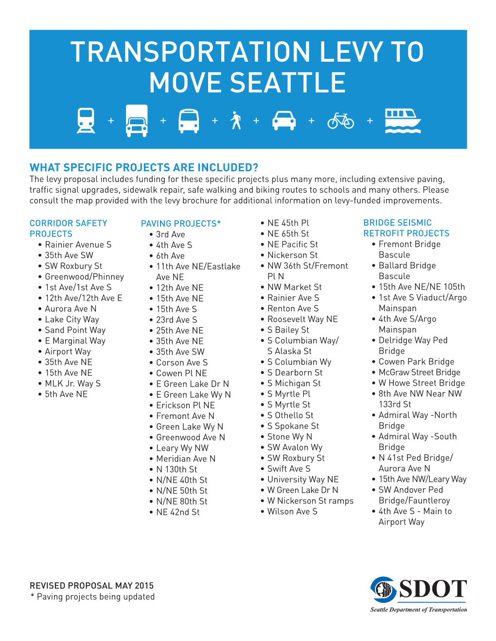 Transportation Levy to Move Seattle