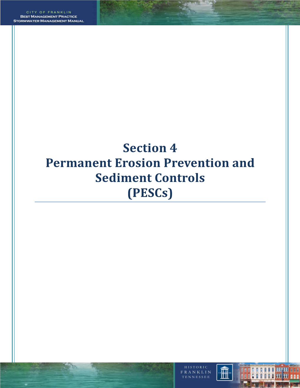 Section 4 Permanent Erosion Prevention And Sediment Controls (Pescs ...