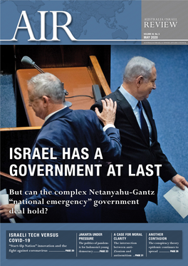 Israel Has a Government at Last
