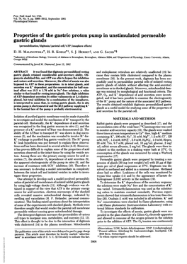 Gastric Glands (Permeabilization/Digitonin/Parietal Cell/ATP/Ionophore Effects) D