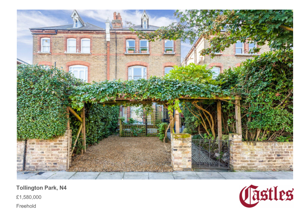 Tollington Park, N4 £1,580,000 Freehold