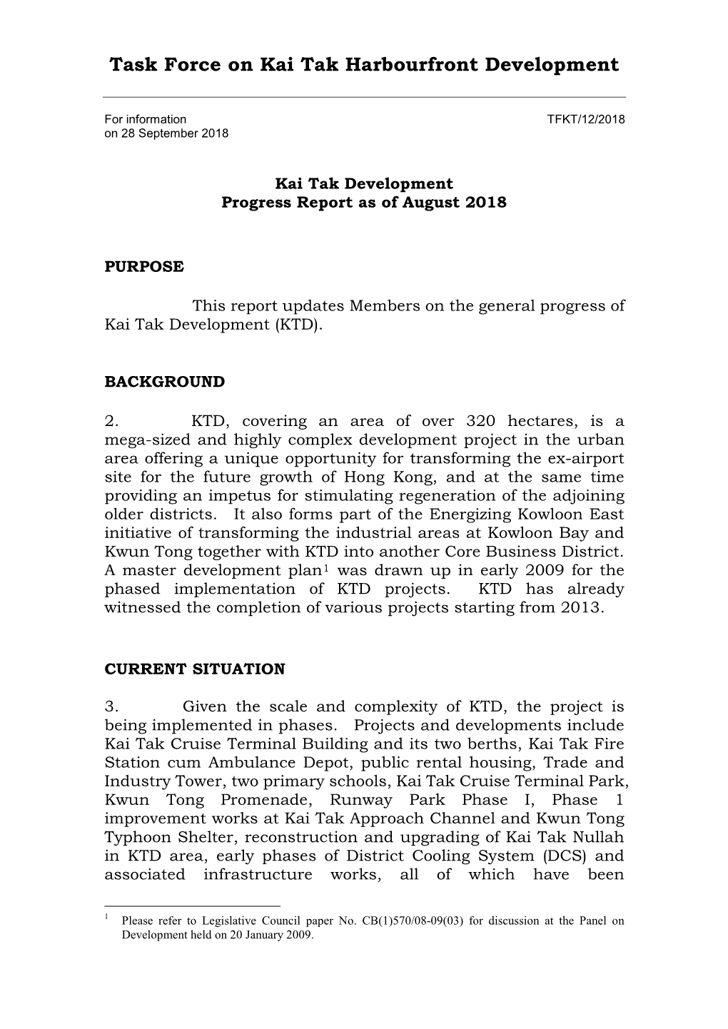 Progress Report on the Assessment of Historic Buildings in Hong Kong