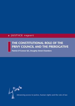 The Constitutional Role of the Privy Council and the Prerogative 3
