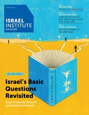 Israel's Basic Questions Revisited