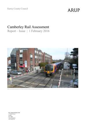 Camberley Rail Assessment Report – Issue | 1 February 2016