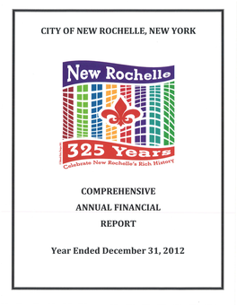 City of New Rochelle, New York Comprehensive Annual Financial Report