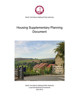 Housing Supplementary Planning Document