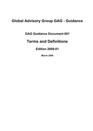GAG Guidance Document 001