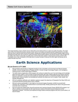 Earth Science Applications