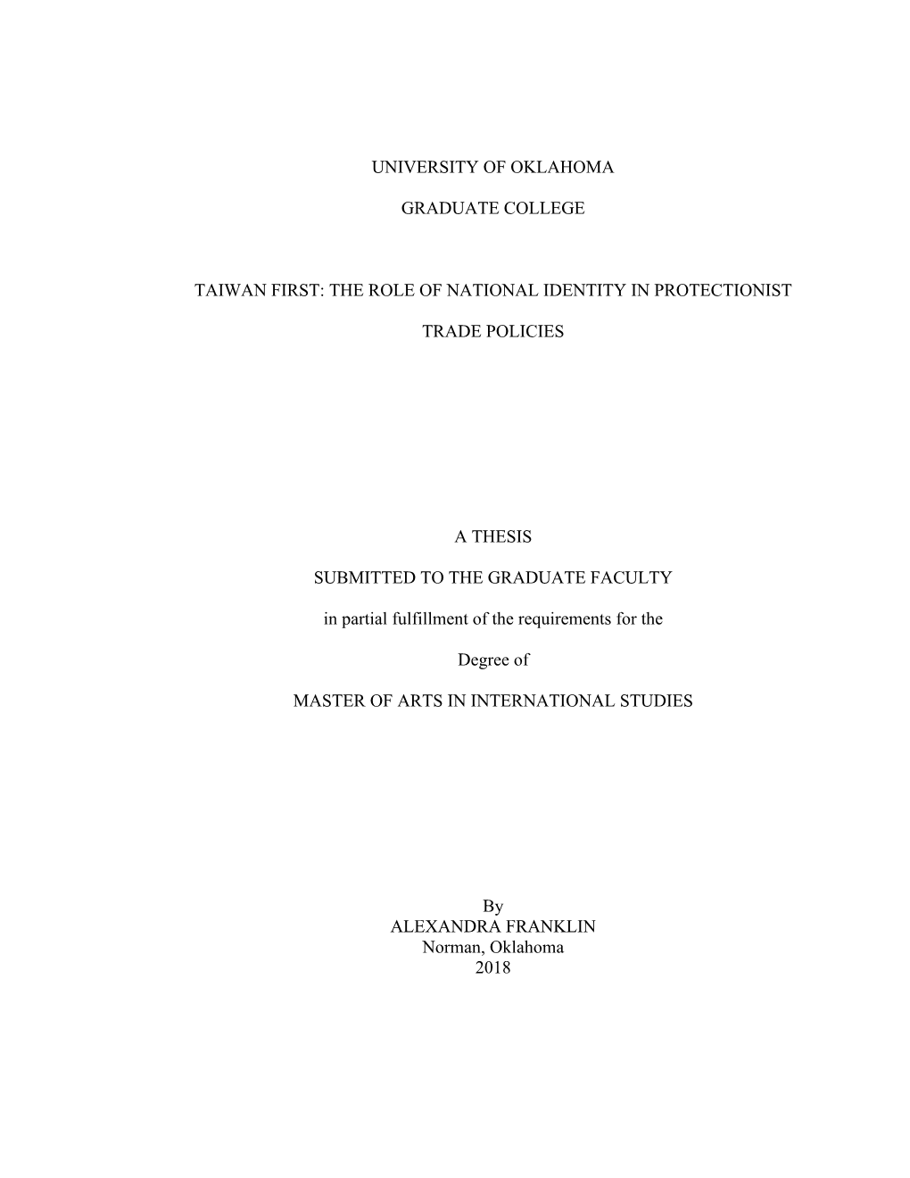 2018 Franklin Alexandra Thesis.Pdf (562.0Kb)