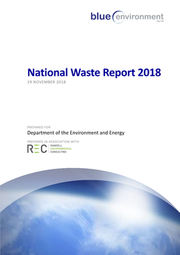 National Waste Report 2018 19 NOVEMBER 2018