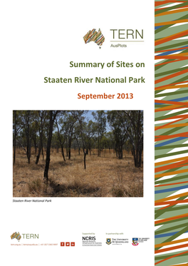 Summary of Sites on Staaten River National Park