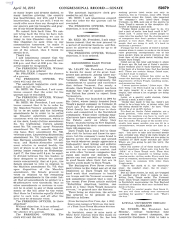 Congressional Record—Senate S2679