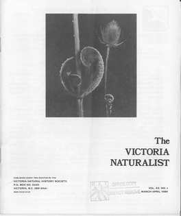 The VICTORIA NATURALIST
