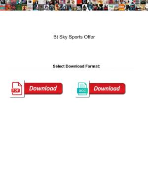 Bt Sky Sports Offer