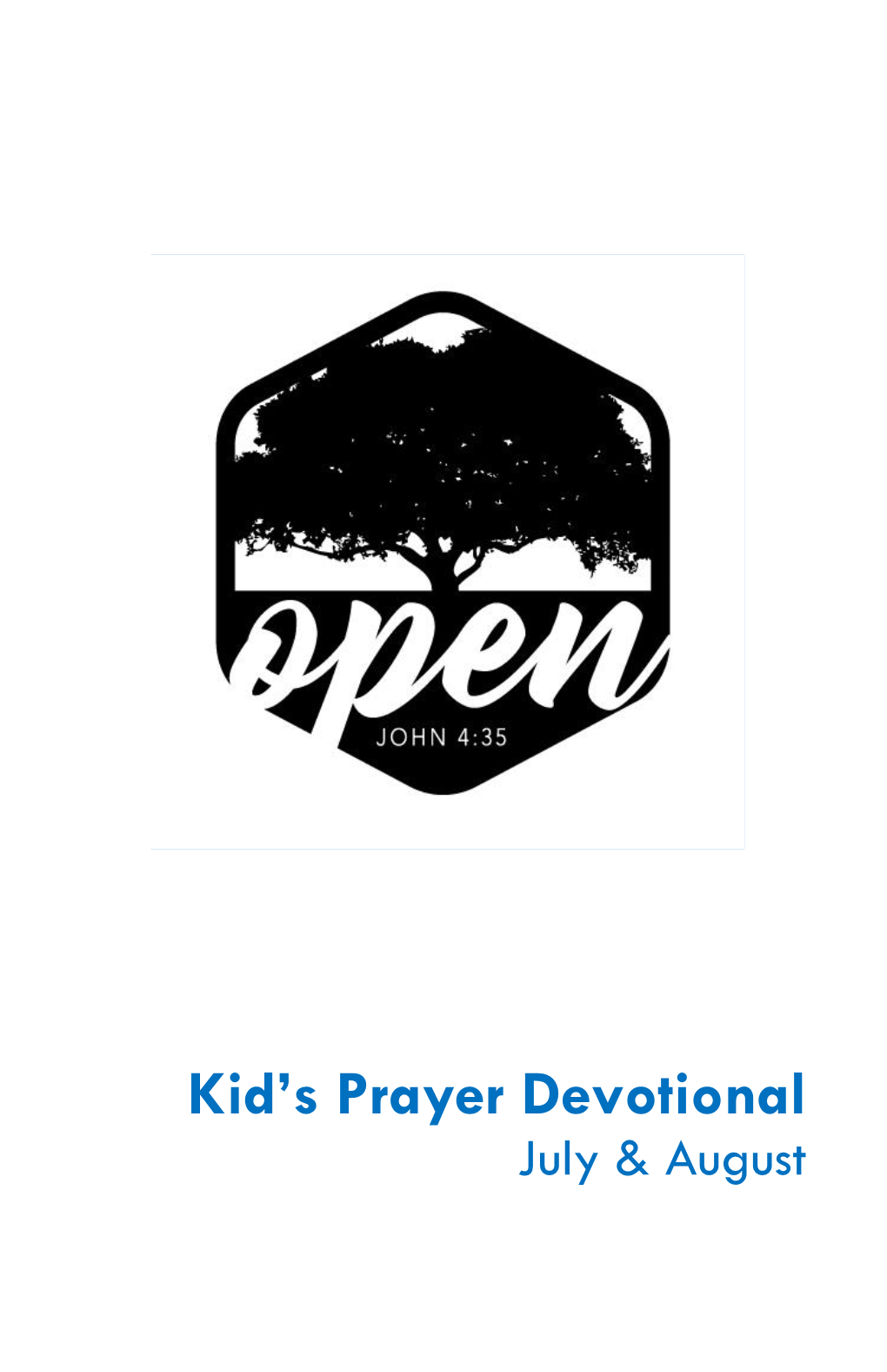 Kid's Prayer Devotional