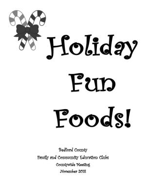 Holiday Fun Foods