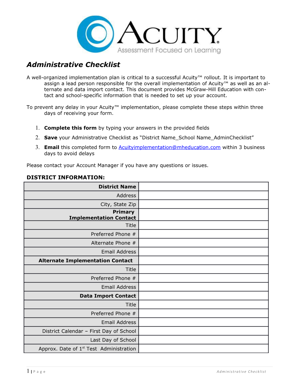 1.Complete This Form by Typing Your Answers in the Provided Fields