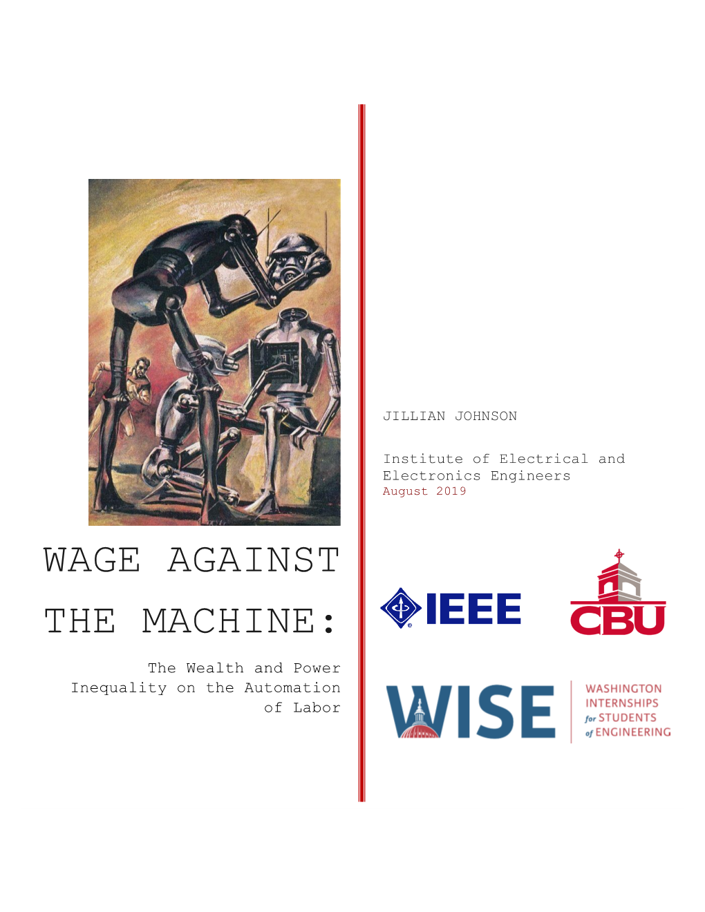 Wage Against the Machine