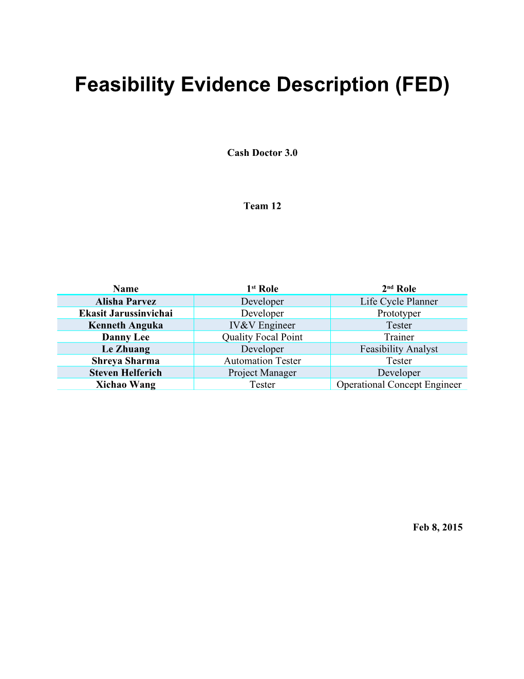 Feasibility Rationale Description (FRD) s2