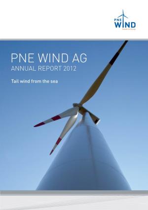 PNE WIND AG Annual Report 2012
