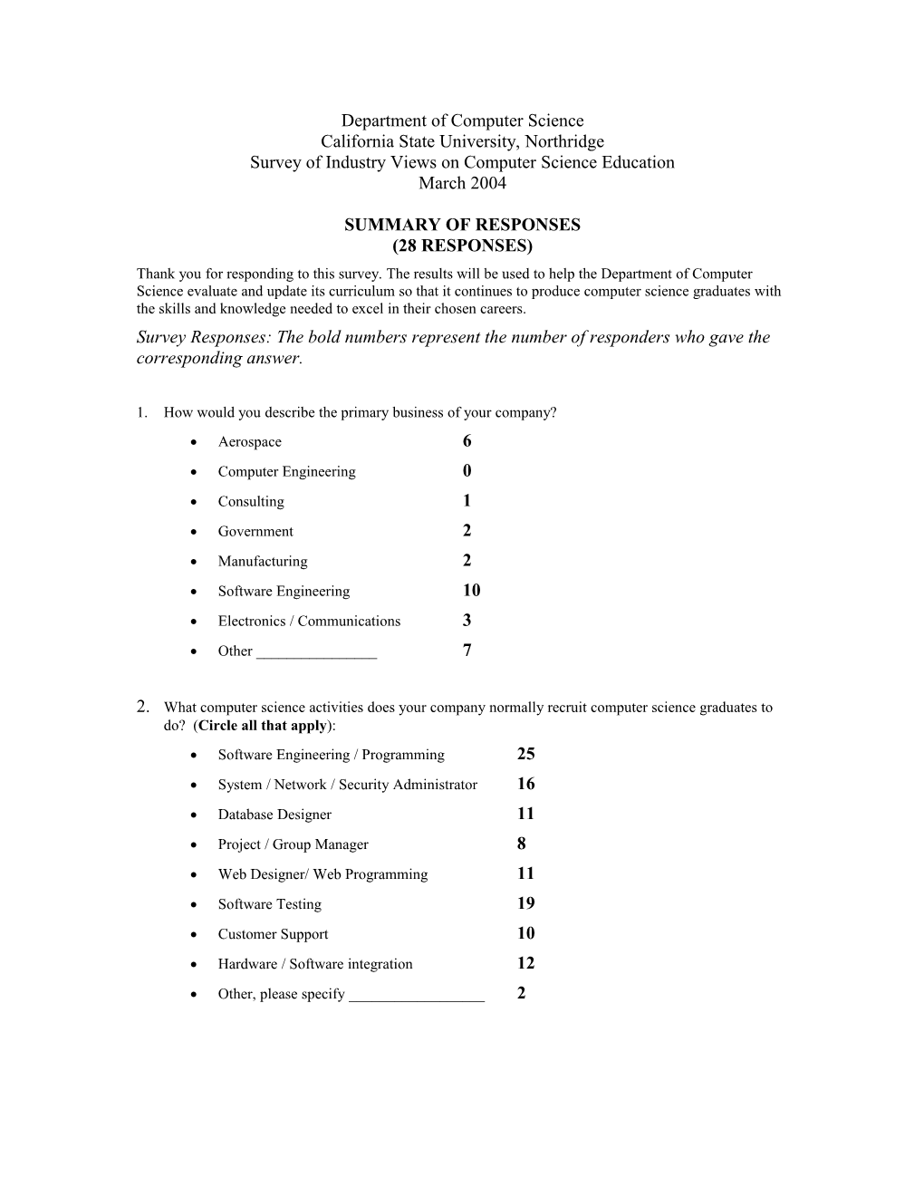 Department of Computer Science s1