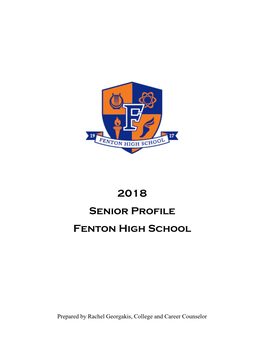 2018 Senior Profile Fenton High School