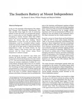 The Southern Battery at Mount Independence by Dennis E