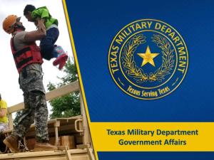Texas Military Department Government Affairs