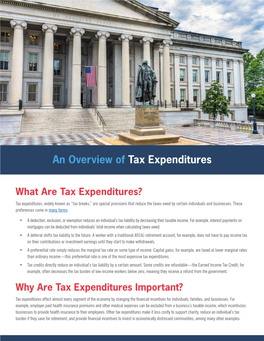 An Overview of Tax Expenditures