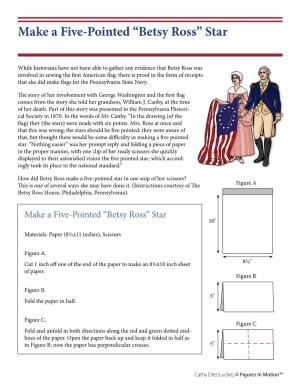 Make a Five-Pointed “Betsy Ross” Star