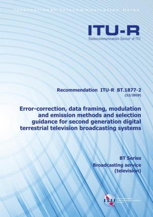 Recommendation ITU-R BT.1877-2 (12/2019)