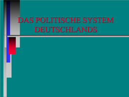 Das Politische System Deutschlands Drei Ebenen Der Politik