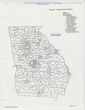 Georgia • Congressional Districts