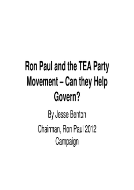 Ron Paul and the TEA Party Movement -226