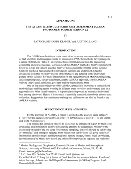 Status of Coral Reefs in the Western Atlantic: Results of Initial Surveys, Atlantic and Gulf Rapid Reef Assessment (AGRRA) Program